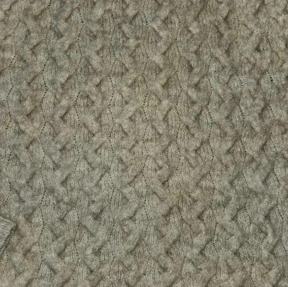 Mia Mai alpaca wool blend cable knit sweater Made in Italy medium - Picture 3 of 5